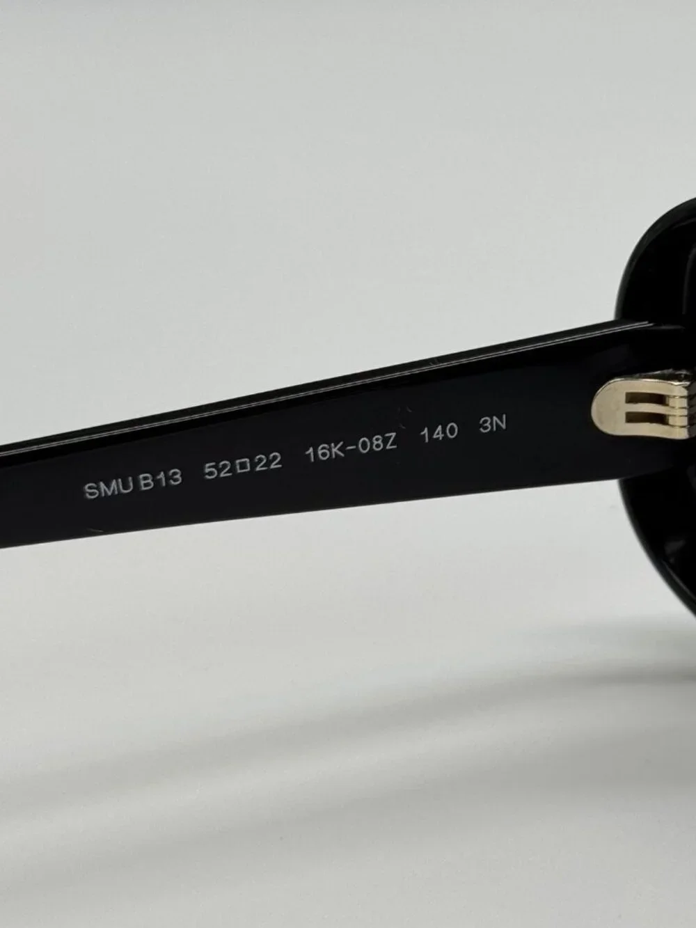 New Miu Miu SMU B13S 16K08Z Black Square Women Sunglasses MUB13S
